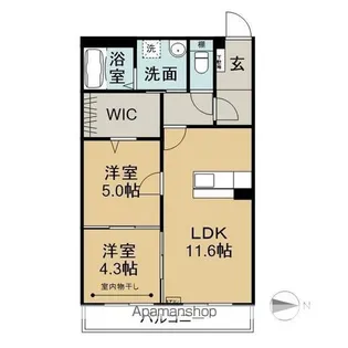 ドミナント瑞浪【2階】の間取り